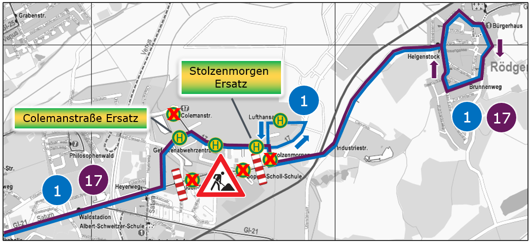 Vollsperrung Rödgener Straße