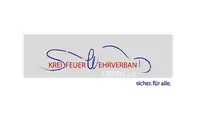 Logo des Kreis Feuerwehrbandes Gießen e.V.. Rote Schrift mit handschriftlichen Akzentuierungen.