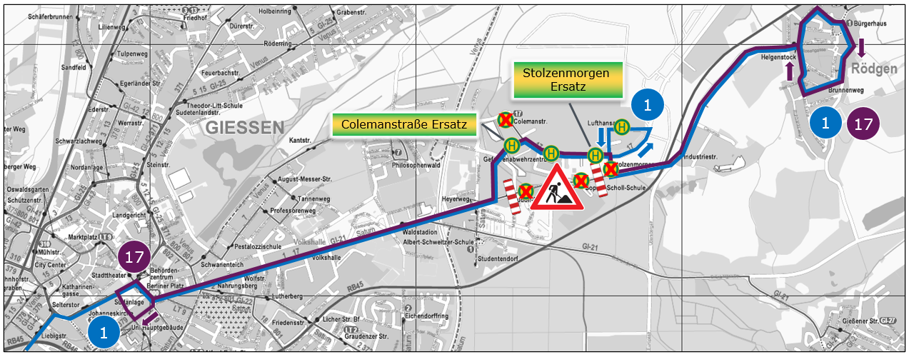 Vollsperrung Rödgener Straße